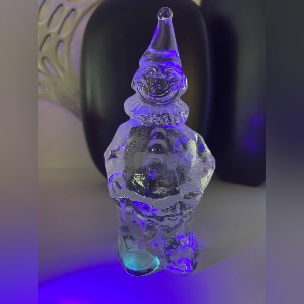 Westerberg Pukeberg Swedish Textured Art Glass Clown Figure Paperweight …